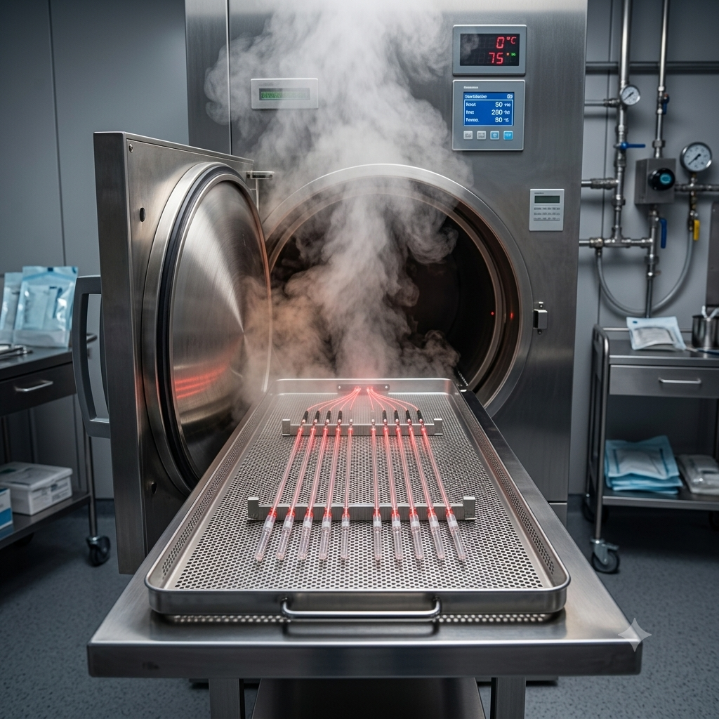 Sterilization and Mechanical Degradation Kinetics of Medical Silica Waveguides